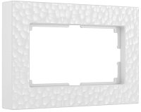 Рамка универсальная Werkel Hammer для 1-м. 2 мод. розетки белый